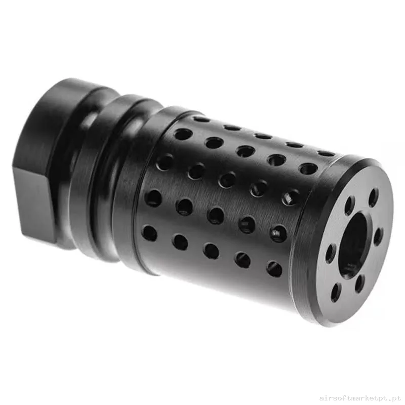 Externo Quebra-chamas PTS Griffin M4sd-II Compensador Tático Cw negra — Acessórios & Componentes — Airsoft Market PT