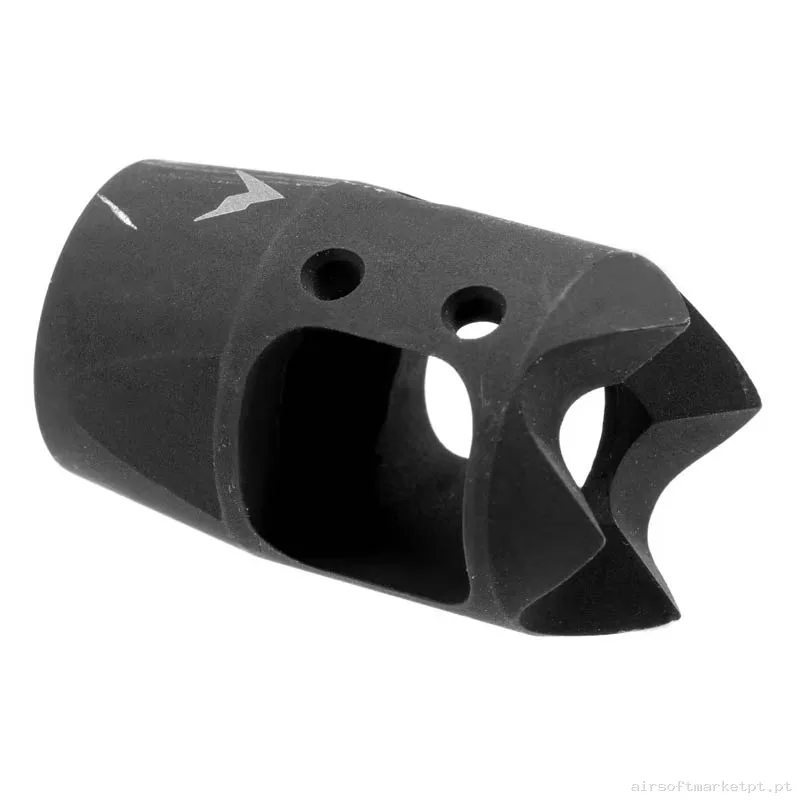 Externo Quebra-chamas PTS Rainer Arms Mini Xt Comp AR15 Cw negra — Acessórios & Componentes — Airsoft Market PT