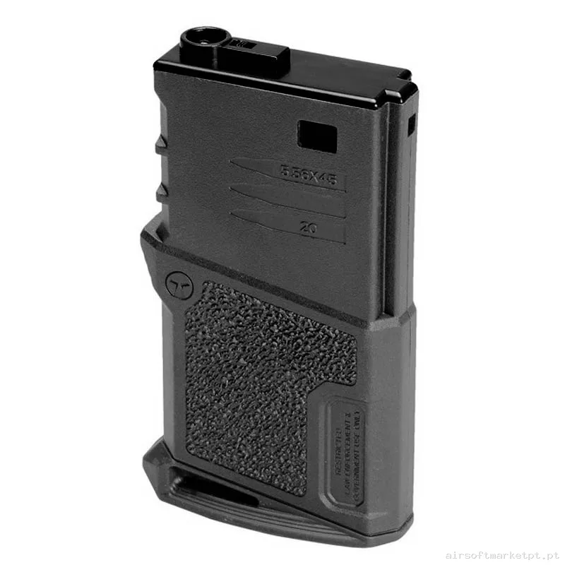 Magazine Réplica Midcap M4 Ares Amoeba Polimero 120 Bbs negro — Carregadores / Magazines — Airsoft Market PT
