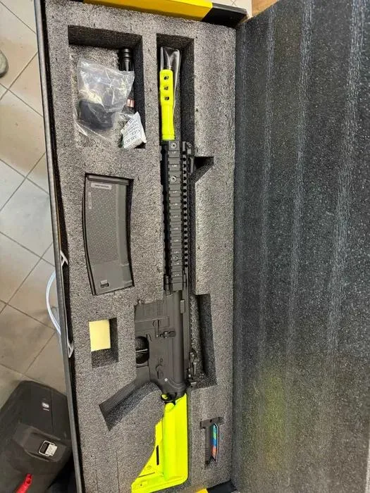 SPECNA ARMS DANIEL DEFENSE MK18 SA-E19 EDGE HAL ETU RIFLE - BLACK — Rifles de Assalto (AR/M4/AK) — Airsoft Market PT