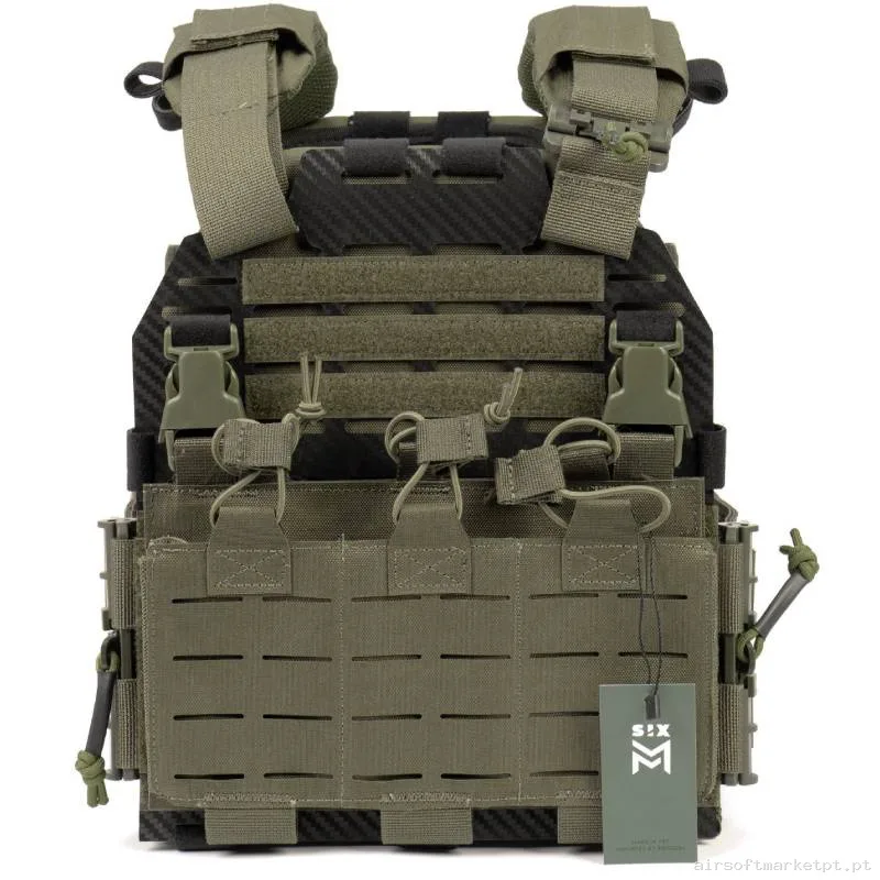 Coletes V066 Porta Placas Sixmm Ranger Green — Coletes & Rigs — Airsoft Market PT
