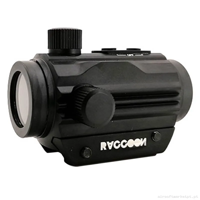 Mira Ponto Vermelho T1 Raccoon T1rc Rrd006 negro — Miras & Ópticas — Airsoft Market PT