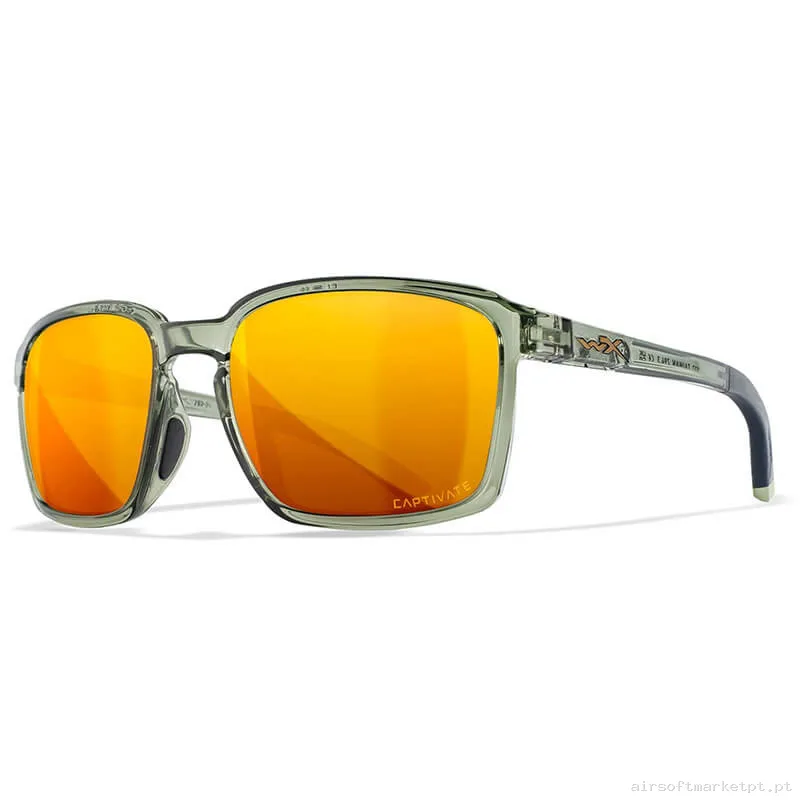 Óculos Wiley X Alfa Captivate Bronze Polarizado verde/Cinza — Proteção Ocular & Facial — Airsoft Market PT