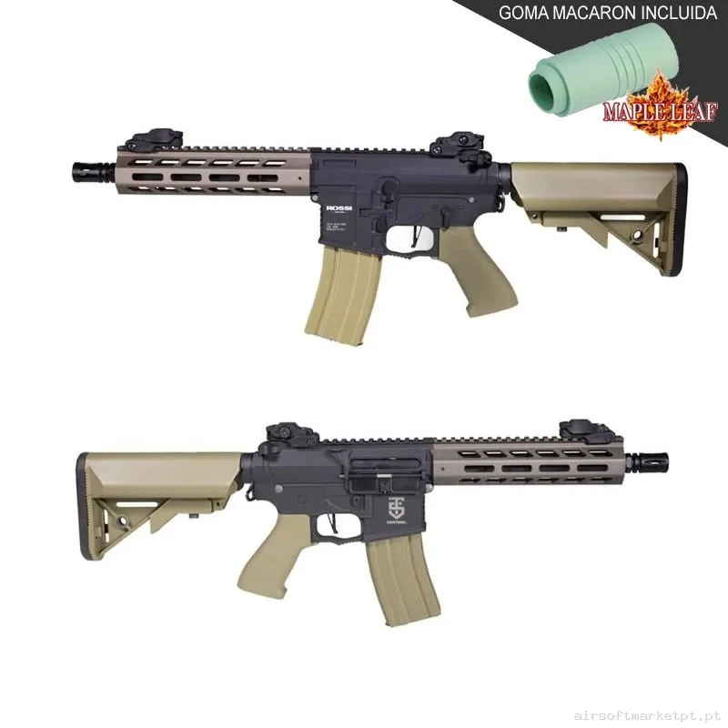 Rossi M4 Sentinel Sigma Con Gatillo Electrónico Negra/Tan - Mejorada Maple Leaf — Rifles de Assalto (AR/M4/AK) — Airsoft Market PT