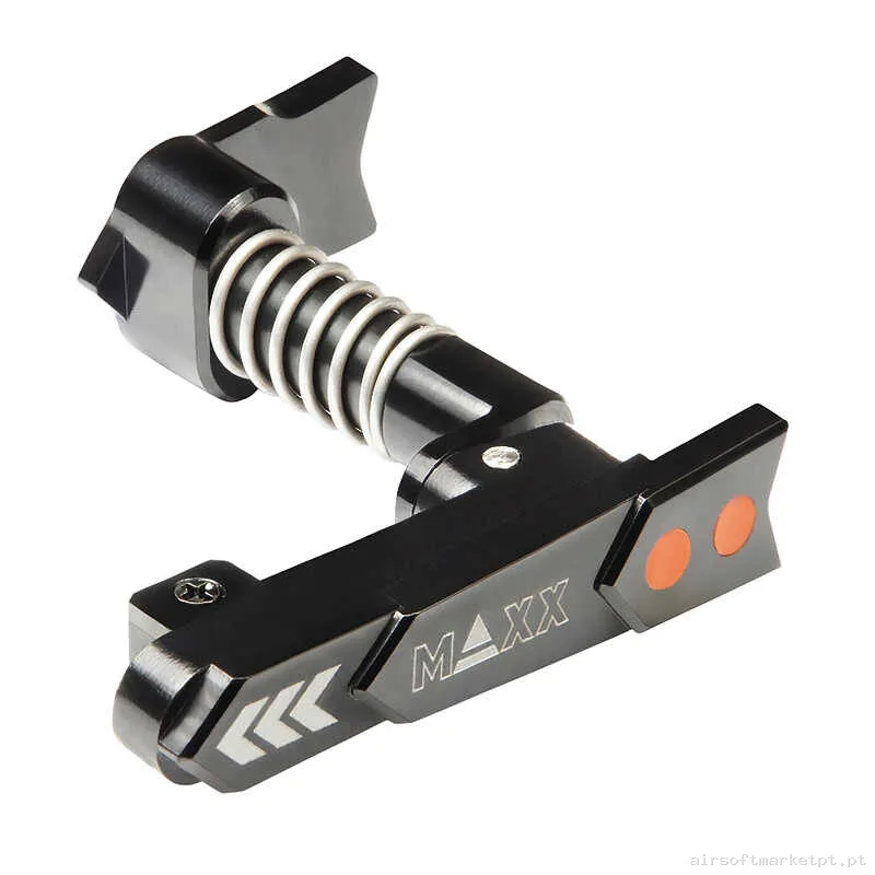 Externo Reten de Magazine M4 Ambidiestro Maxx Model Style a negro — Acessórios & Componentes — Airsoft Market PT