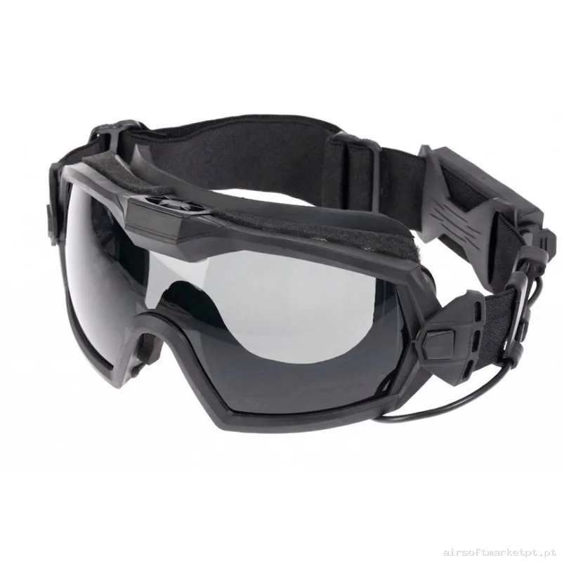 Gafas FMA con ventilador Central negras — Proteção Ocular & Facial — Airsoft Market PT