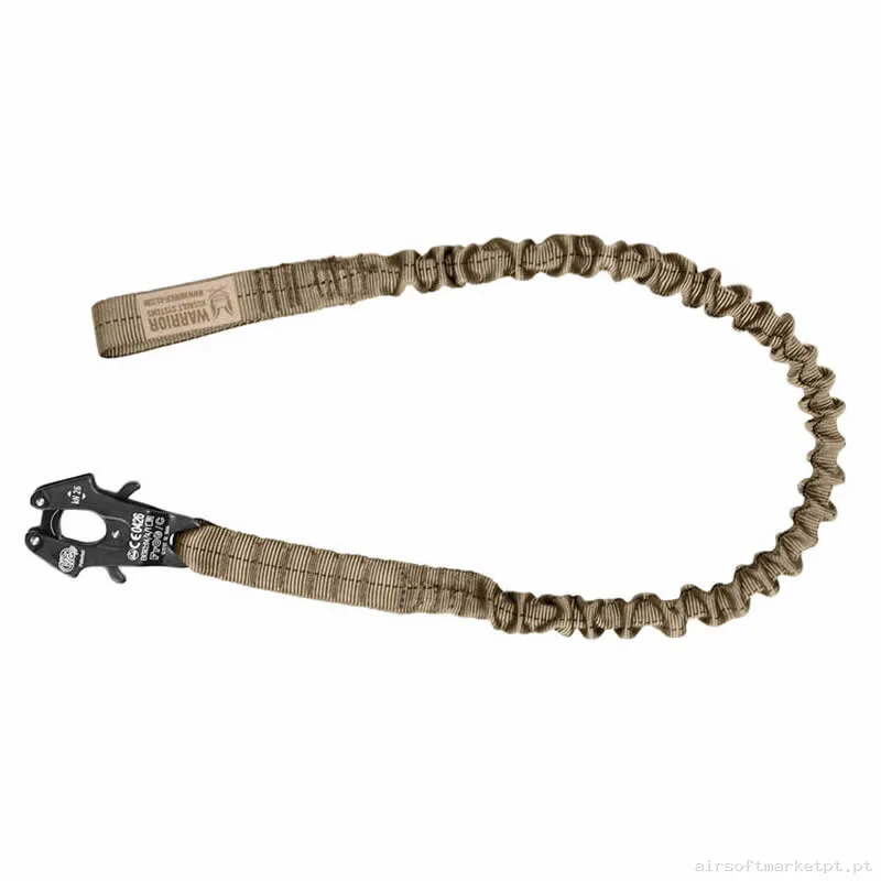 Correa Tática Lifeline Warrior Assault Frog Personal Retention Lanyard coyote tan — Gear Táctico — Airsoft Market PT