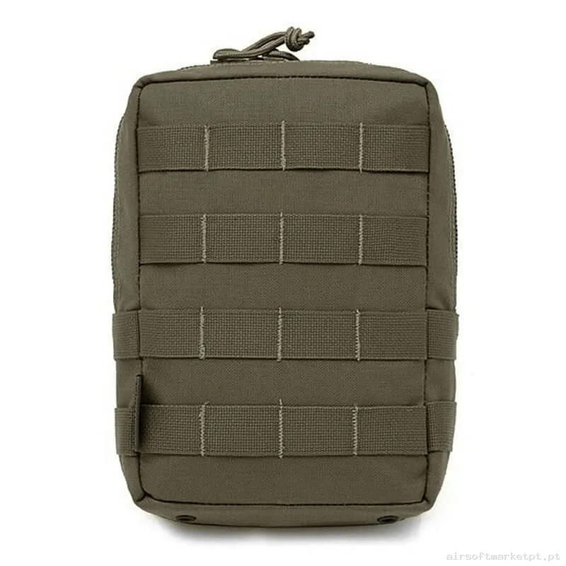 Pouch Multiusos Warrior Assault Large Utility C/MOLLE Delantero Ranger Green — Coletes & Rigs — Airsoft Market PT