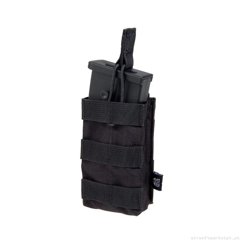 Pouch AK,G36,SR25 Molle Delta Tactics - Negro — Coletes & Rigs — Airsoft Market PT