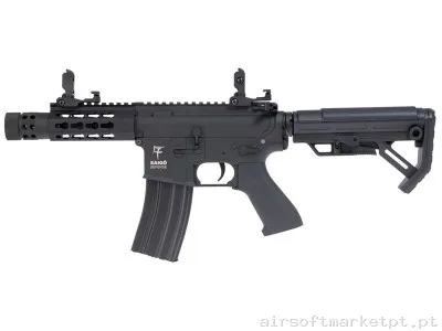M4 Kenji Curto S Saigo Defense Não Preto — Rifles de Assalto (AR/M4/AK) — Airsoft Market PT