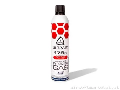 Gas Vermelho Ultrair High Power ASG — Gás & CO2 — Airsoft Market PT