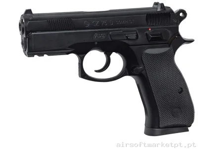 CZ 75D Compact ASG — Pistolas — Airsoft Market PT