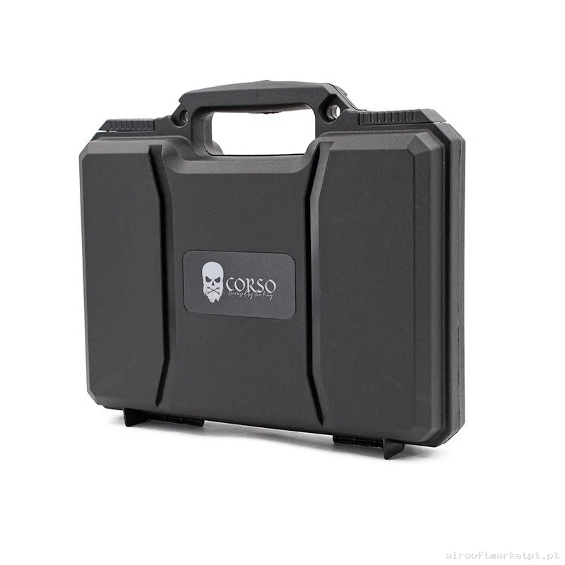 MALETÍN PISTOLA CORSO RIGIDO CORSAIR 29CM NEGRO — Sacos & Mochilas — Airsoft Market PT