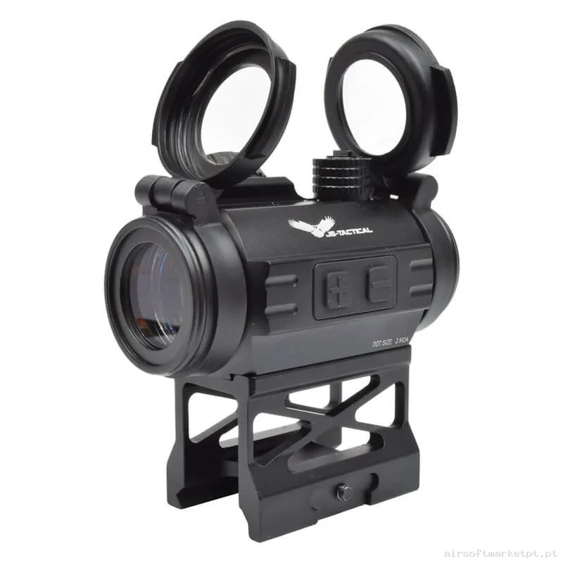 Mira Ponto Vermelho Js Tactical JS-BD01 1" Raiser negro — Miras & Ópticas — Airsoft Market PT