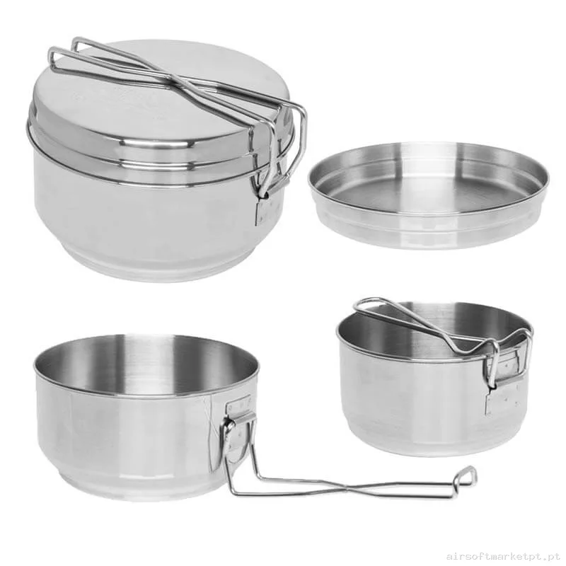 Utensílios de Cozinha Helikon-Tex Mess Tin Aço Inoxidável — Outros — Airsoft Market PT