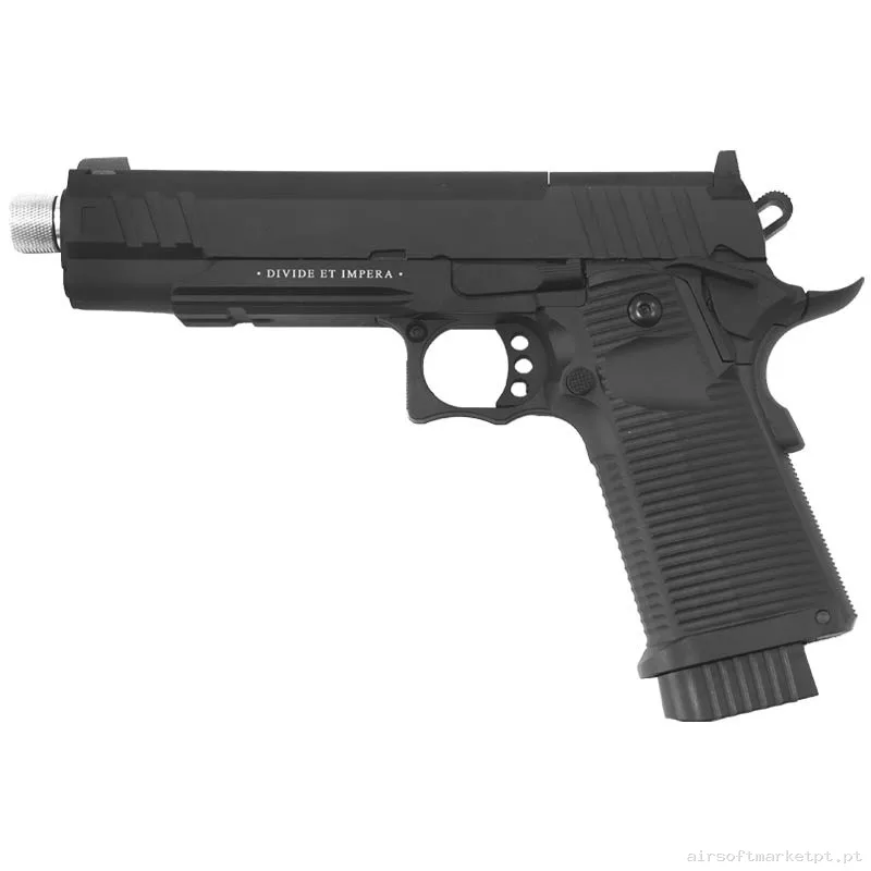 Réplica CO2 Pistola Hi-Capa Secutor Ludus Xi Silver — Pistolas — Airsoft Market PT