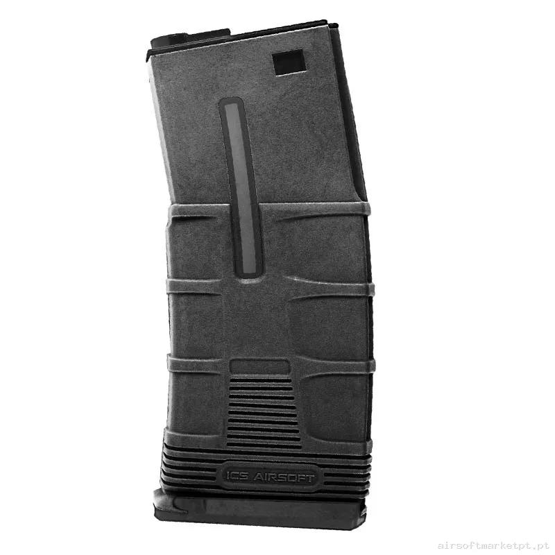 Magazine Réplica Midcap M4 ICS T Tactical Polimero 120 Bbs negro — Carregadores / Magazines — Airsoft Market PT
