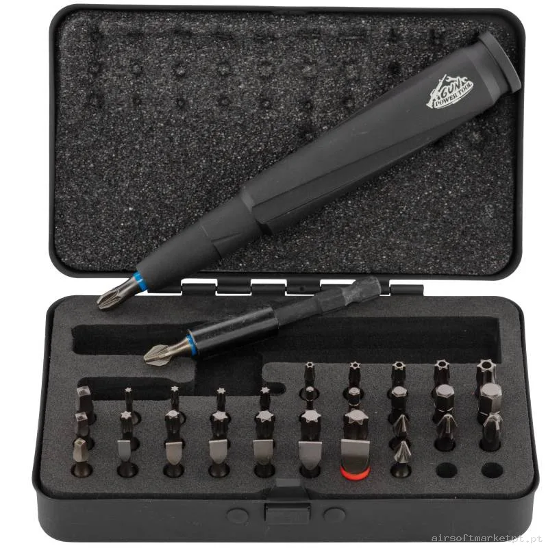 Ferramenta Multifuncional Gun Power Tool Kit 37 Pcs .50 Cal preto — Ferramentas — Airsoft Market PT