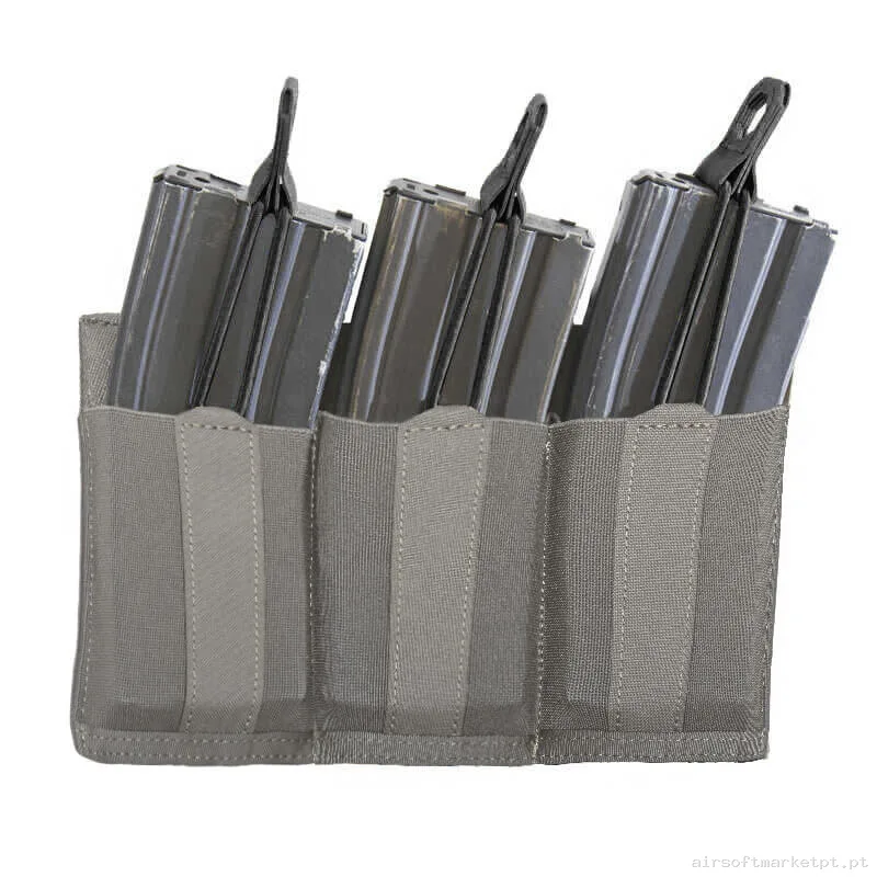 Pouch Magazine Pouch Triplo M4 Warrior Assault Láser Cut Elástico Detachable Ranger Green — Coletes & Rigs — Airsoft Market PT