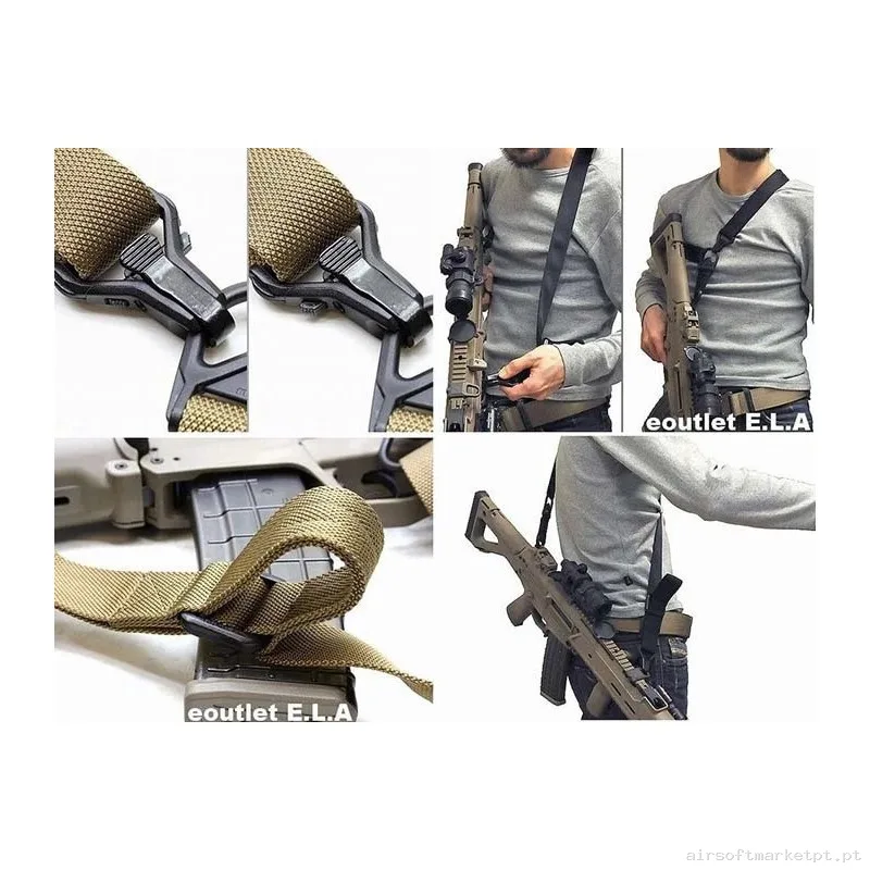 Correa táctica Estilo ms3 Tan — Acessórios & Componentes — Airsoft Market PT (foto 2)