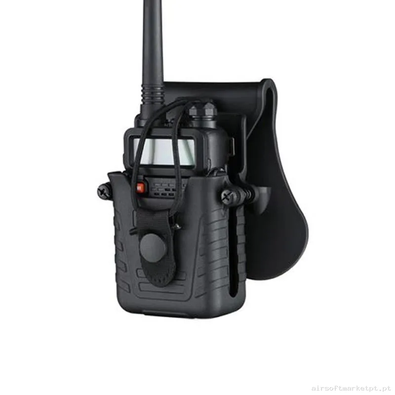 Pouch Emisora Amomax Negro — Coletes & Rigs — Airsoft Market PT