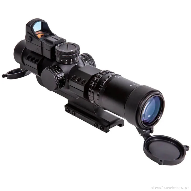 Mira telescópica 1-4X24 Firefield Rapidstrike negro (Com Rmr) — Miras & Ópticas — Airsoft Market PT