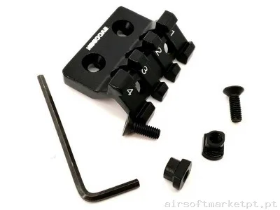 Trilho lateral Keymod / M-Lok Raccoon — Peças Internas (AEG) — Airsoft Market PT