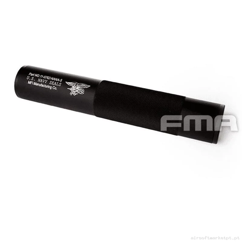 Silenciador FMA 198mm NAVY SEAL MOD2 — Supressores & Tracers — Airsoft Market PT