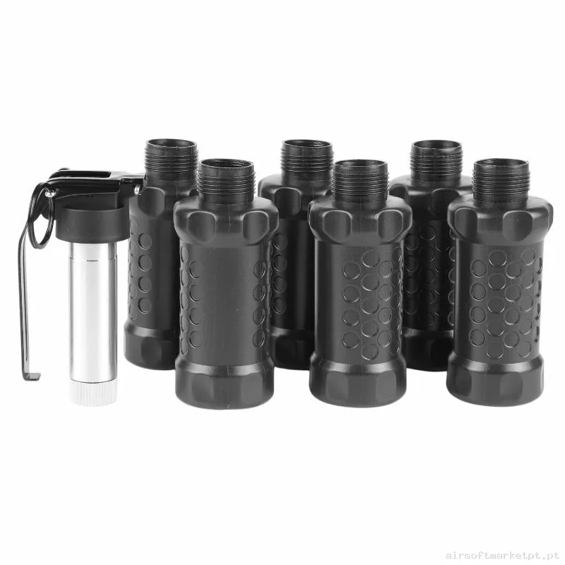GRANADA CO2 THUNDER A ARCTURUS C/6 CARCASAS VENTS CGCK-2V — Grenades & Lançadores — Airsoft Market PT