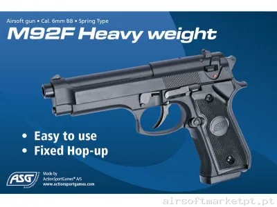 Beretta M92F ASG — Pistolas — Airsoft Market PT (foto 3)