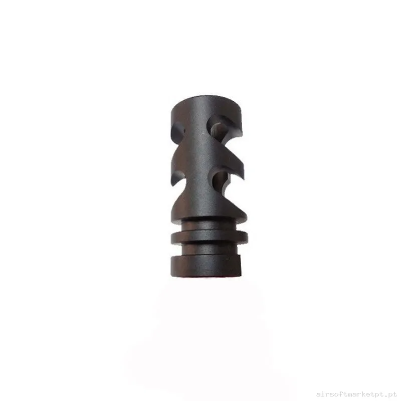BOCACHA SHARK METALICA SY14 NEGRA — Supressores & Tracers — Airsoft Market PT