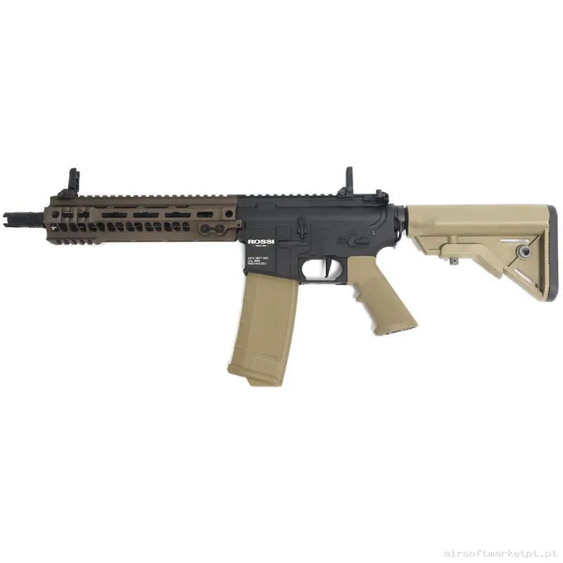 Réplica airsoft AEG M4 Rossi Neptune Seal negra/Tan — Rifles de Assalto (AR/M4/AK) — Airsoft Market PT