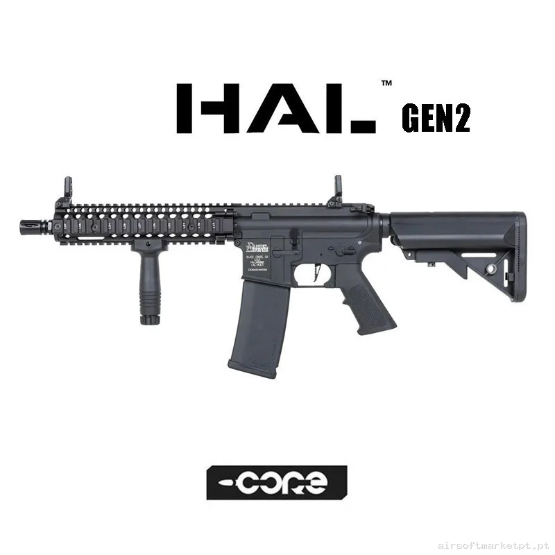 Réplica Sa-C19 Daniel Defense Core Gen2 Hal Etu Specna Arms Negra — Rifles de Assalto (AR/M4/AK) — Airsoft Market PT