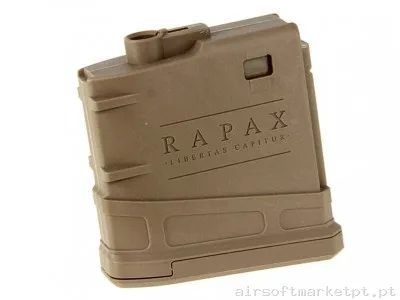 Magazine DMR Rapax Mid Cap Secutor Tan — Carregadores / Magazines — Airsoft Market PT