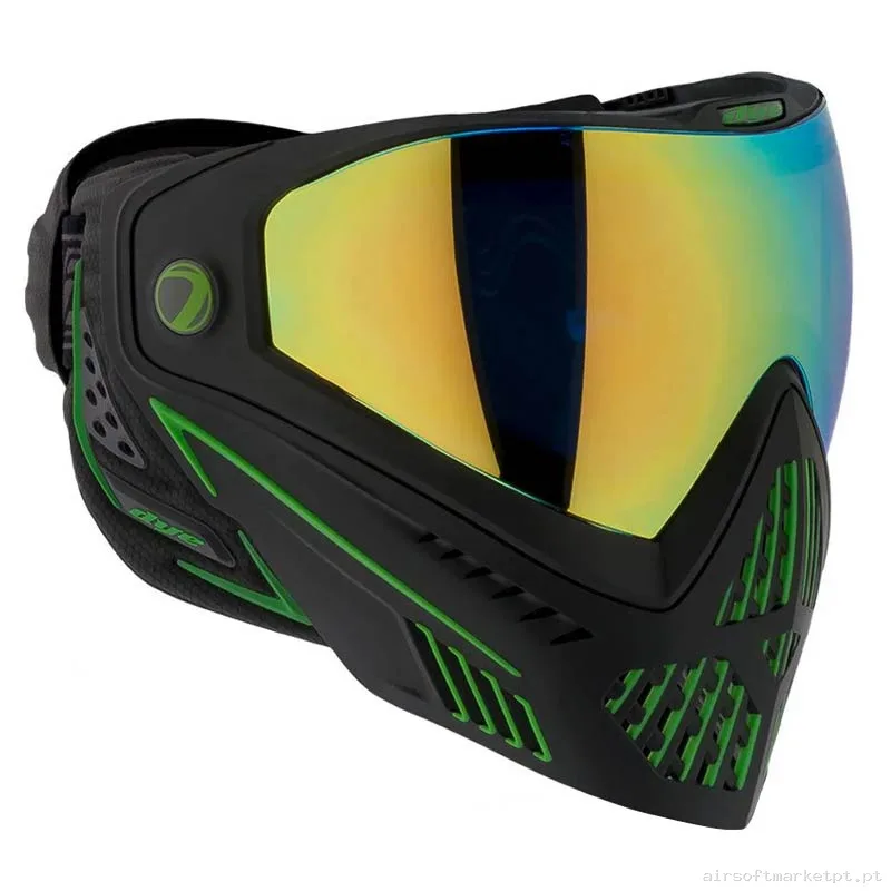 Máscara Dye I5 Thermal Goggle Esmeralda Preto Limão 2.0 — Proteção Ocular & Facial — Airsoft Market PT