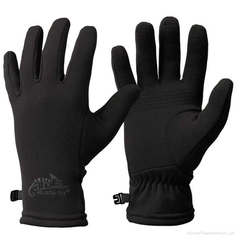 Luvas Helikon-Tex Trekker Outback Gloves preto — Gear Táctico — Airsoft Market PT