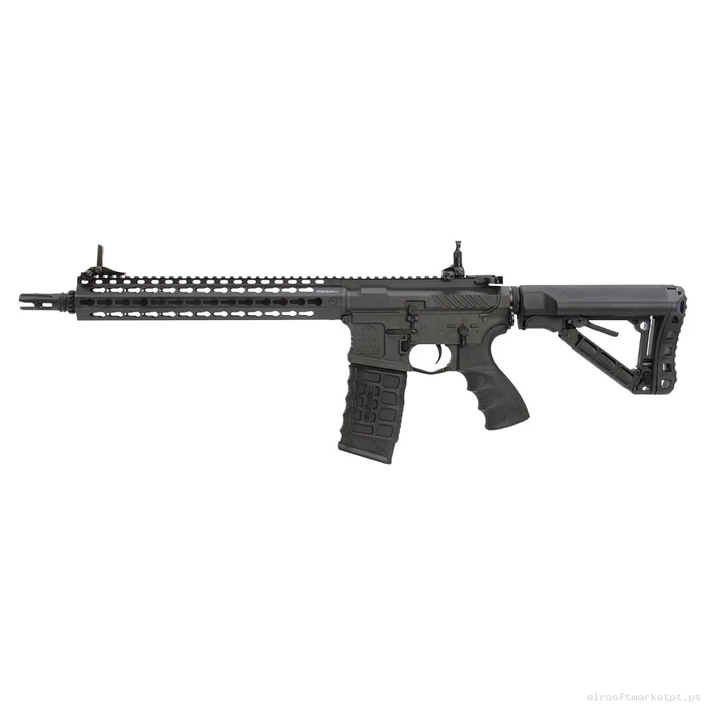 Réplica airsoft AEG M4 G&G Cm16 Srxl negra — Rifles de Assalto (AR/M4/AK) — Airsoft Market PT