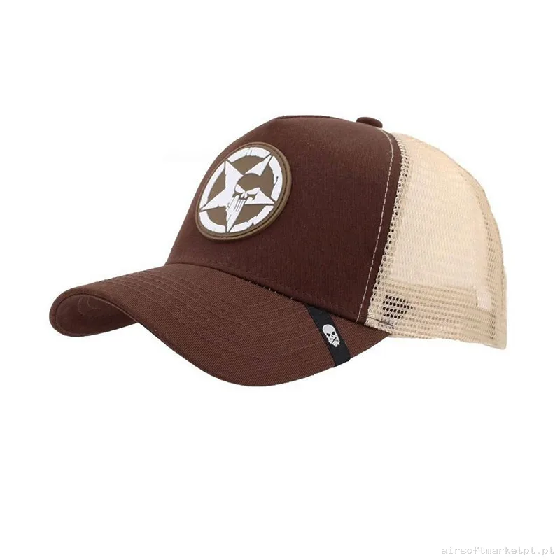 Gorra Ajustable Rejilla Punisher Inmortal - Coyote — Proteção Ocular & Facial — Airsoft Market PT