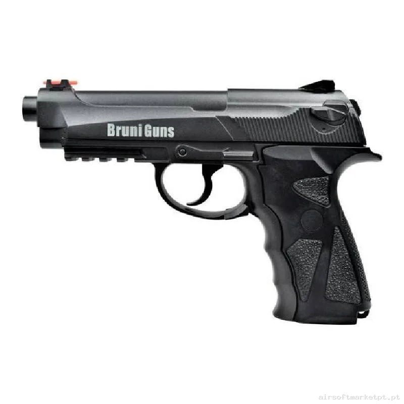 Airgun CO2 4.5mm Pistola Bruni Sport 306m Full Metal BR-306M negra — Pistolas — Airsoft Market PT