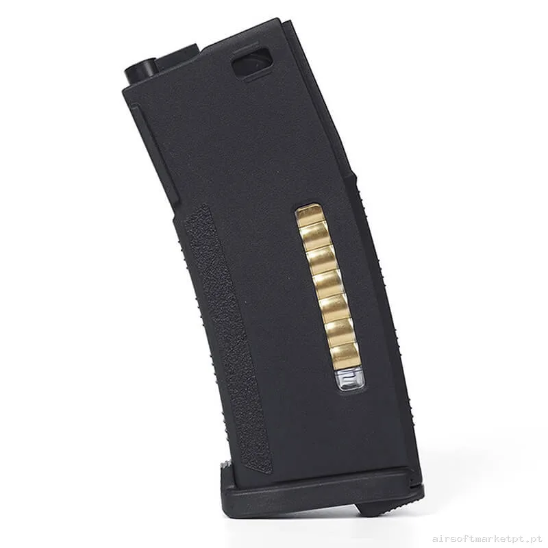 Magazine Réplica Midcap M4 PTS Enhanced Epm 2023 Polímero 150 Bbs preto — Carregadores / Magazines — Airsoft Market PT