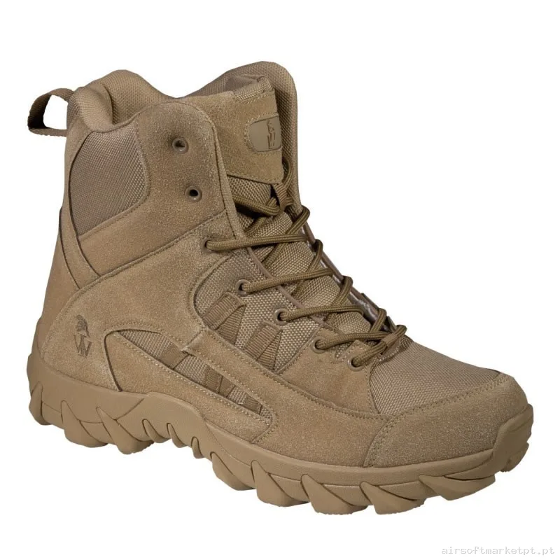 Bota Immortal Warrior Zeta 6” Coyote Caña Media - 41 — Calçado — Airsoft Market PT
