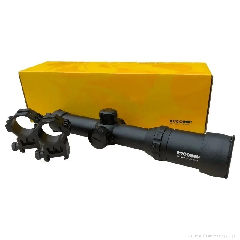 Mira Retro-iluminada 1-4x24 Short Dot Raccoon DMR - Buena Calidad — Miras & Ópticas — Airsoft Market PT