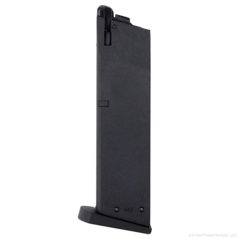 Magazine Pistola Gas M9 Kj Works Km9 26 Bbs — Carregadores / Magazines — Airsoft Market PT