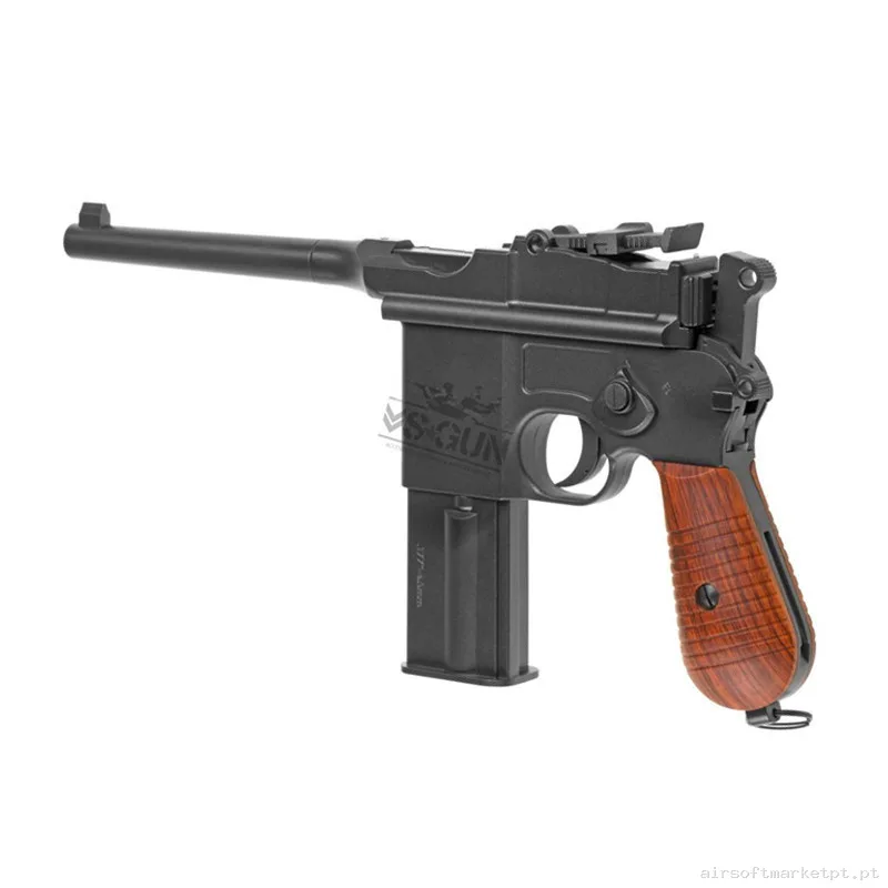 Pistola C96 Mauser 4.5mm Umarex CO2 Blowback — Pistolas — Airsoft Market PT (foto 3)