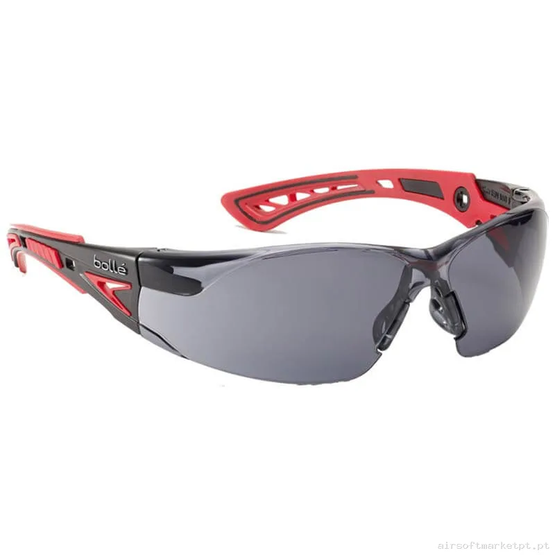 Óculos Bolle Rush+ Pc Defumado vermelho — Proteção Ocular & Facial — Airsoft Market PT