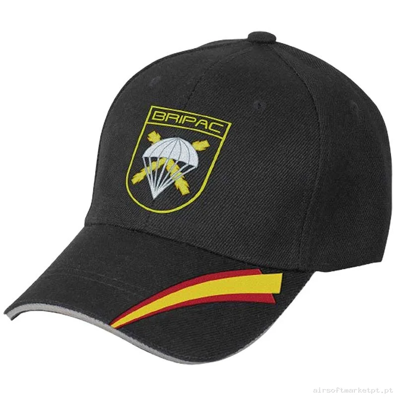 Gorra Beisbol Barbaric Bripac preta — Proteção Ocular & Facial — Airsoft Market PT