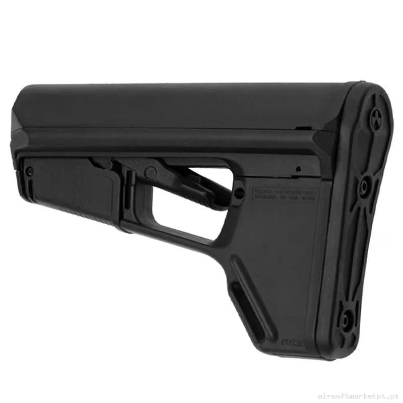 Externo Coronha Magpul Acs-L Carbine Stock Mil Spec negra — Acessórios & Componentes — Airsoft Market PT