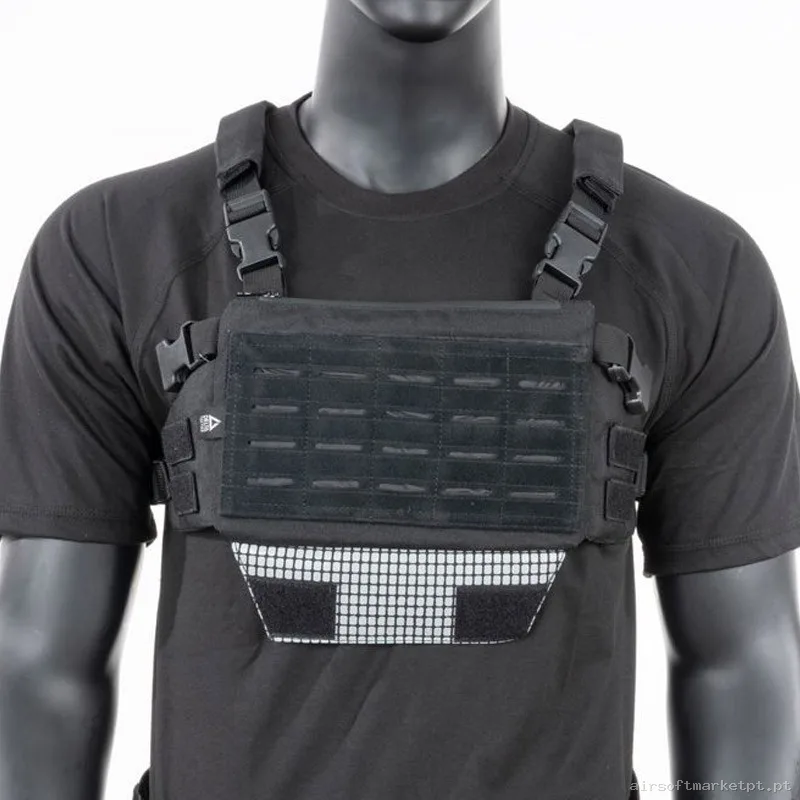 Chaleco Chest Rig Delta Tactics Speedsoft V1 Negro — Coletes & Rigs — Airsoft Market PT (foto 2)