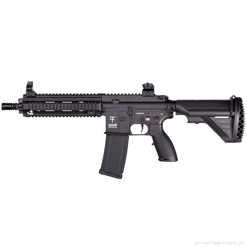 Réplica AEG M4 Saigo Shogun Aster Mk1 negro — Rifles de Assalto (AR/M4/AK) — Airsoft Market PT