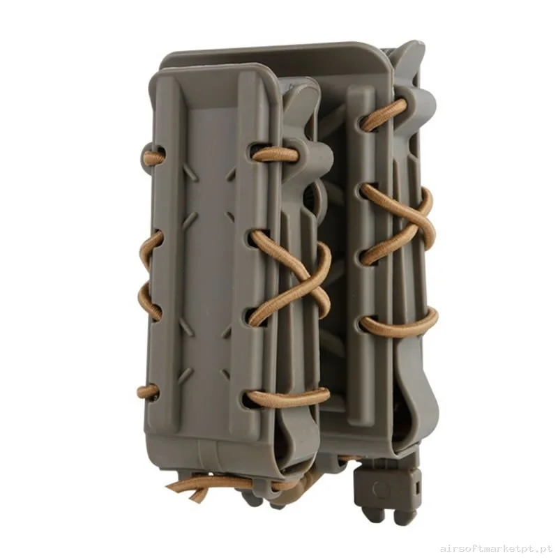 Portacargador Rígido Alien Tan M4 y Pistola Wosport — Coletes & Rigs — Airsoft Market PT